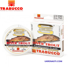 Леска монофильная Trabucco S-Force Spin-River Tout диаметр 0,16мм размотка 150м белая